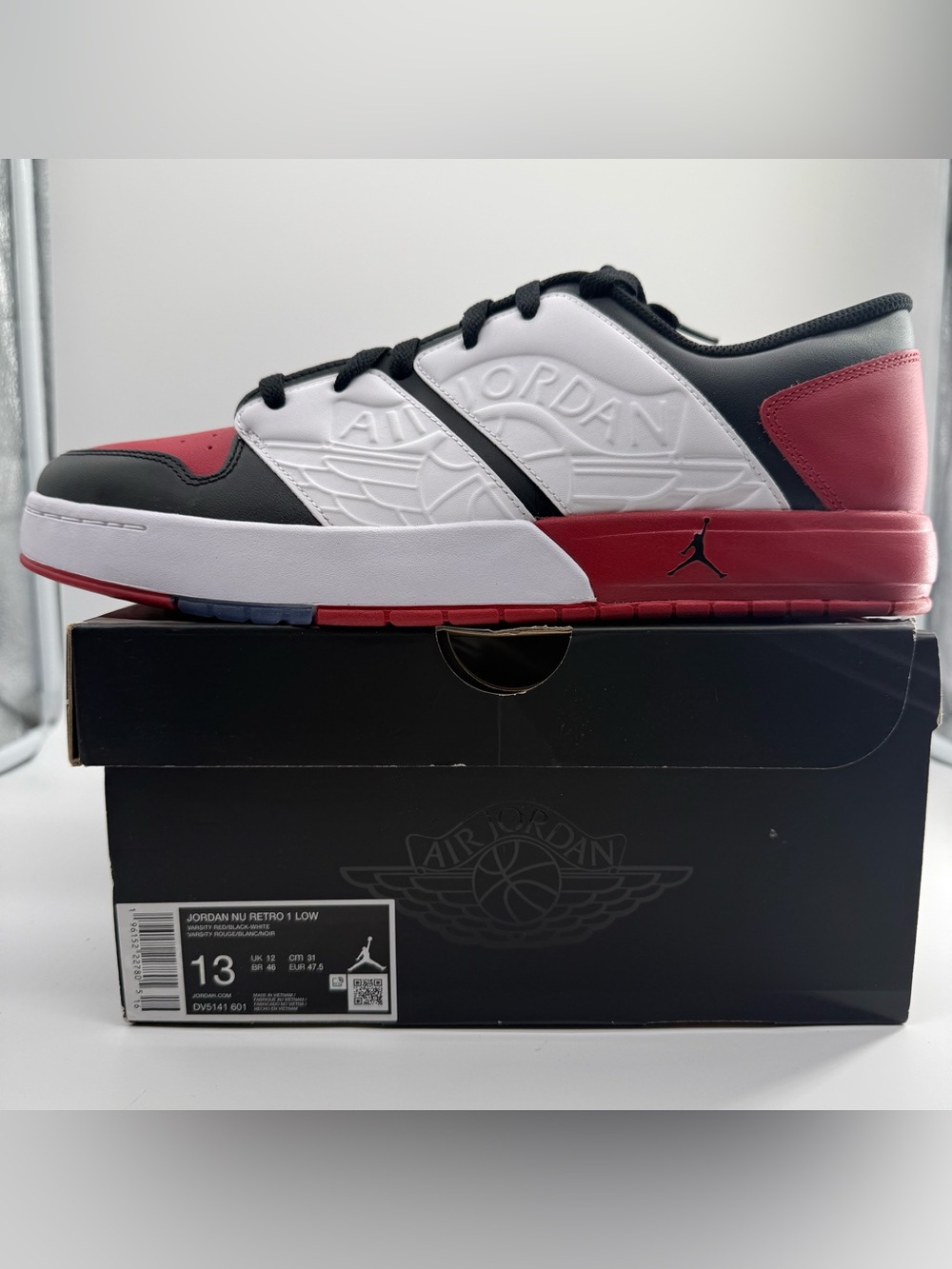 Air Jordan Nu Retro 1 Low Chicago Sneakers Men’s 13